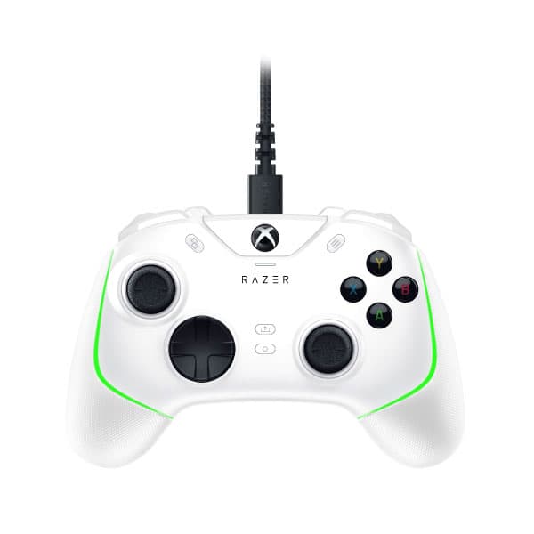 Razer Wolverine V2 Chroma Xbox Series X / S / One / PC (Windows 10) RGBライティング 対応 有線 ゲームパッド White # RZ06-04010200-R3M1 レーザー (ゲームパッド)