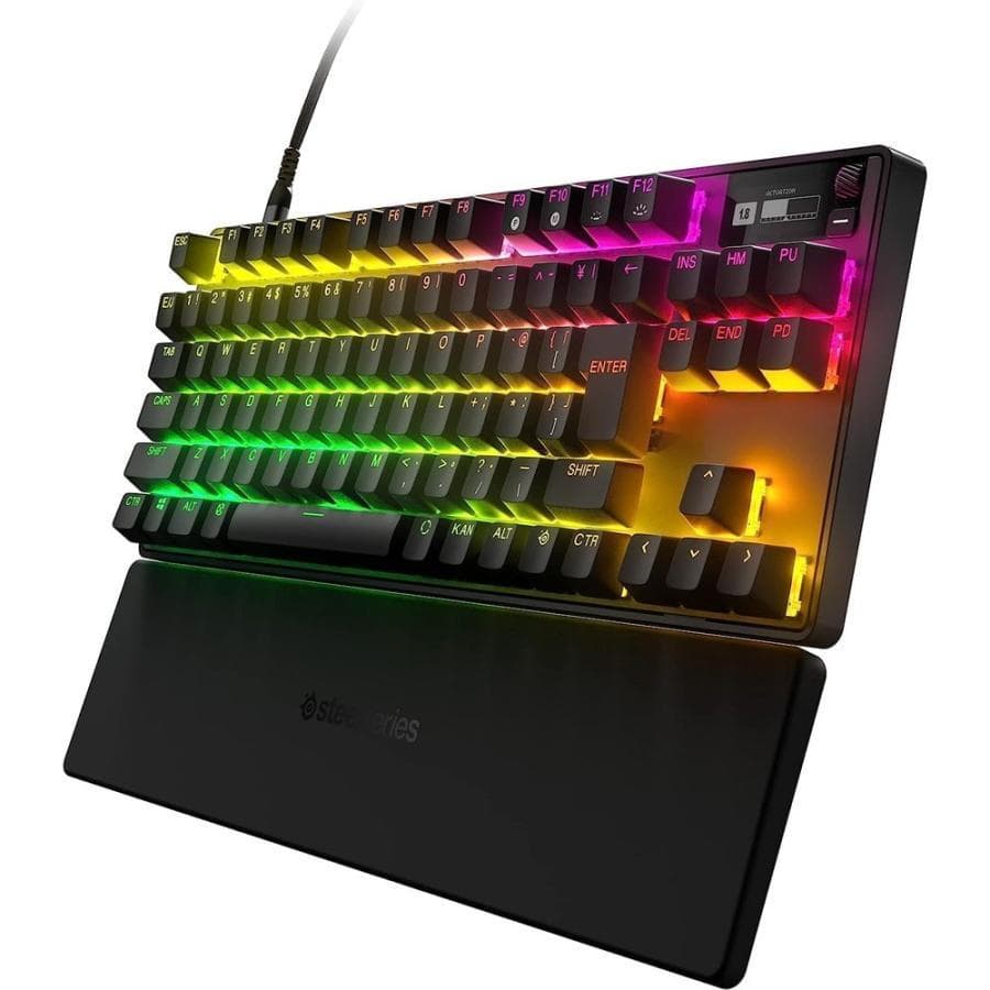 SteelSeries Apex Pro TKL JP (2023) [64861J] 有線 日本語配列テンキーレス ゲーミングキーボード Omnipoint 2.0スイッチ